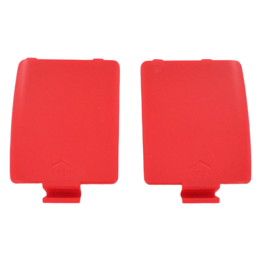 Refurbed Left & Right Battery Cover Set For Sega Game Gear - Red | ZedLabz - 1