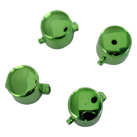 Replacement Action Button Set For Sony PS4 Controllers - Chrome Green | ZedLabz - 1