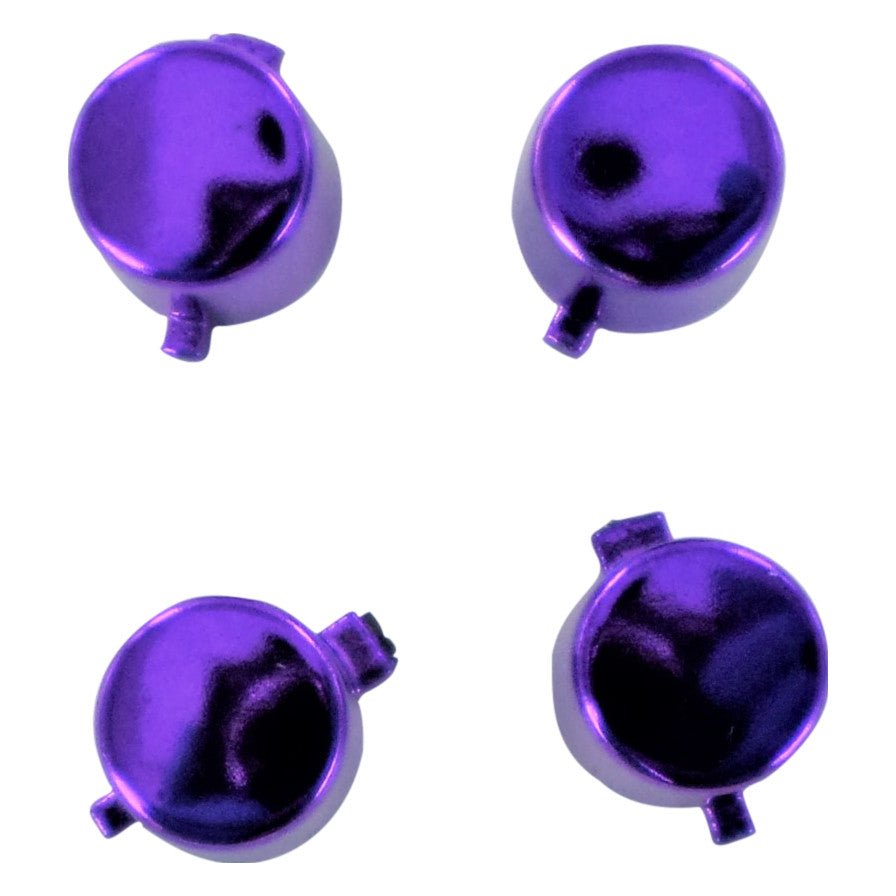 Replacement Action Button Set For Sony PS4 Controllers - Chrome Purple | ZedLabz - 1