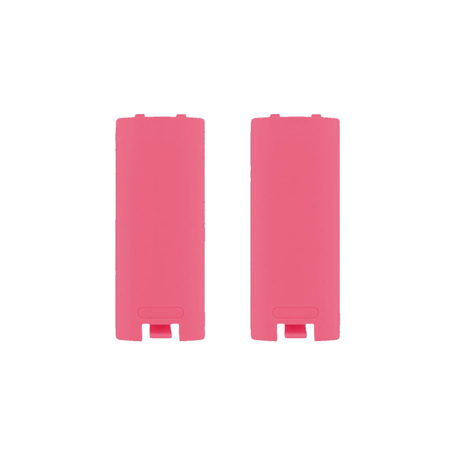 Replacement Battery Cover For Nintendo Wii Remote Controller - 2 Pack Pink | ZedLabz - 1