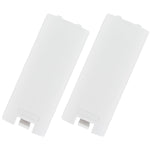 Replacement Battery Cover For Nintendo Wii Remote Controller - 2 Pack White | ZedLabz - 1