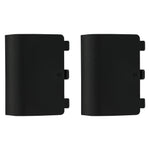 Replacement Battery Door For Microsoft Xbox One Controllers - 2 Pack Black | ZedLabz - 1