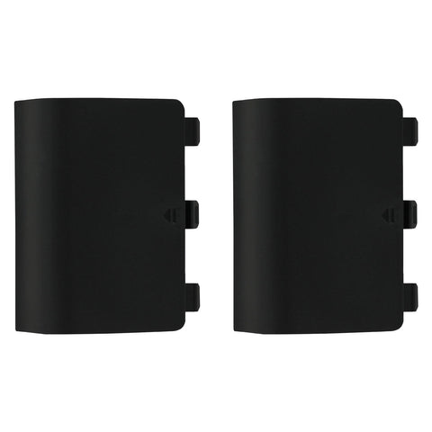 Replacement Battery Door For Microsoft Xbox One Controllers - 2 Pack Black | ZedLabz - 1