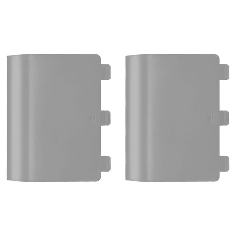 Replacement Battery Door For Microsoft Xbox One Controllers - 2 Pack Grey | ZedLabz - 1