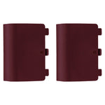 Replacement Battery Door For Microsoft Xbox One Controllers - 2 Pack Red Wine | ZedLabz - 1