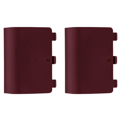 Replacement Battery Door For Microsoft Xbox One Controllers - 2 Pack Red Wine | ZedLabz - 1