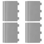 Replacement Battery Door For Microsoft Xbox One Controllers - 4 Pack Grey | ZedLabz - 1