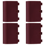 Replacement Battery Door For Microsoft Xbox One Controllers - 4 Pack Red Wine | ZedLabz - 1