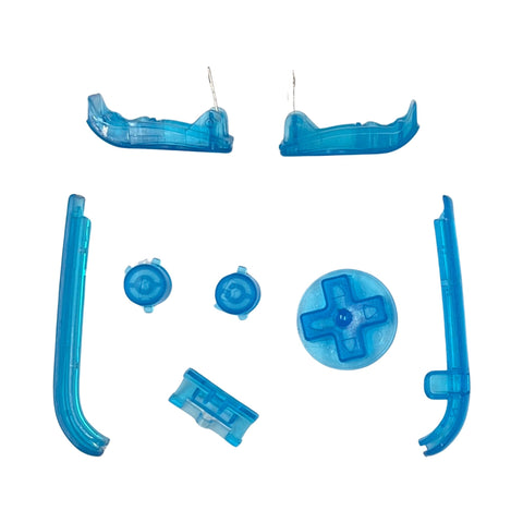 Replacement Button Set For Nintendo Game Boy Advance - Clear Blue | ZedLabz - 1