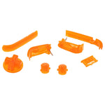 Replacement Button Set For Nintendo Game Boy Advance - Clear Orange | ZedLabz - 1