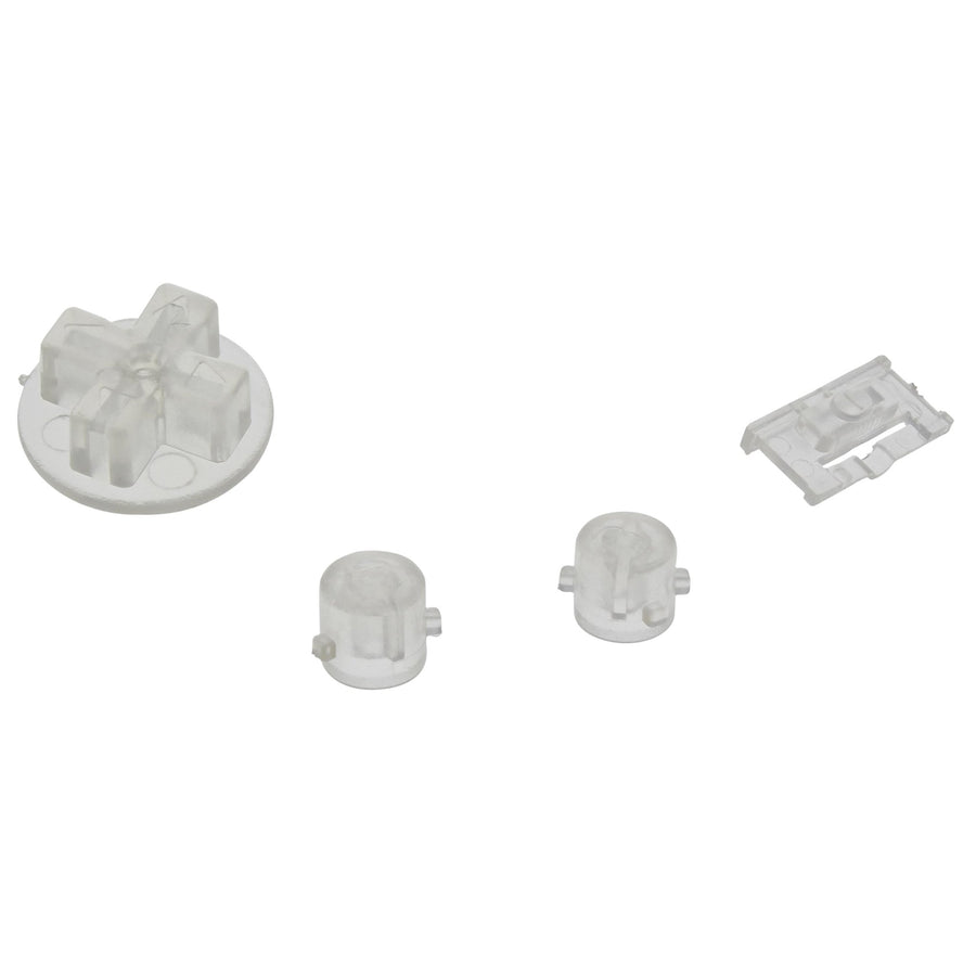 Replacement Button Set For Nintendo Game Boy Advance - Clear | ZedLabz - 1