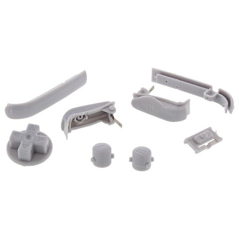 Replacement Button Set For Nintendo Game Boy Advance - Grey | ZedLabz - 1