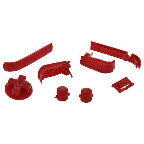 Replacement Button Set For Nintendo Game Boy Advance - Red | ZedLabz - 1