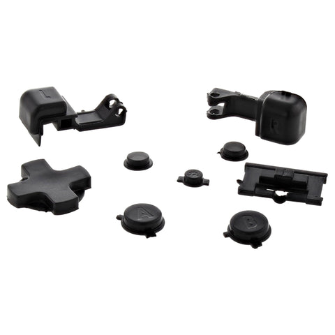 Replacement Button Set For Nintendo Game Boy Advance SP - Black | ZedLabz - 1