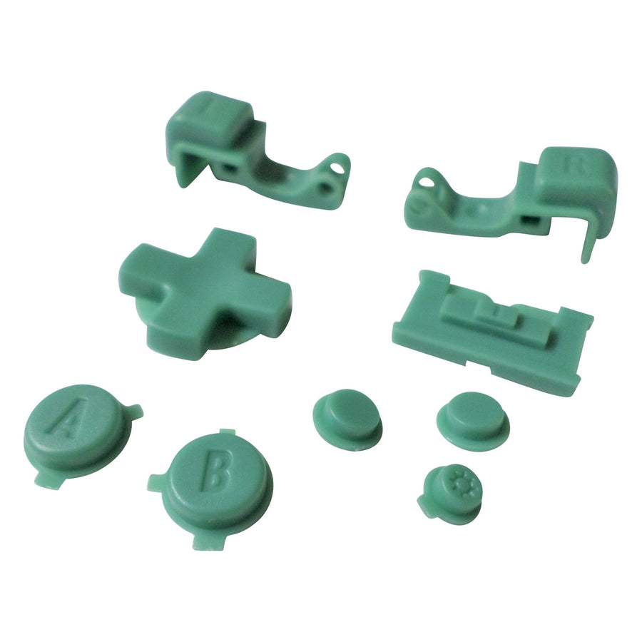 Replacement Button Set For Nintendo Game Boy Advance SP - Jungle Green | ZedLabz - 1