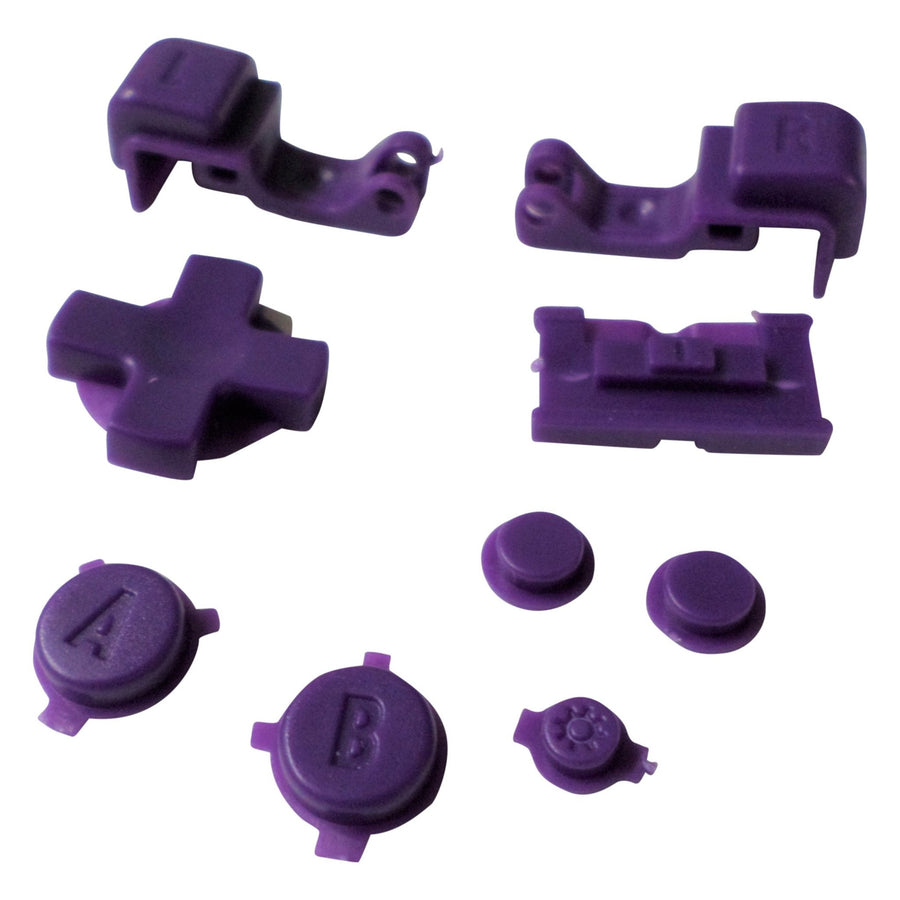 Replacement Button Set For Nintendo Game Boy Advance SP - Purple | ZedLabz - 1