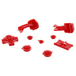 Replacement Button Set For Nintendo Game Boy Advance SP - Red | ZedLabz - 3