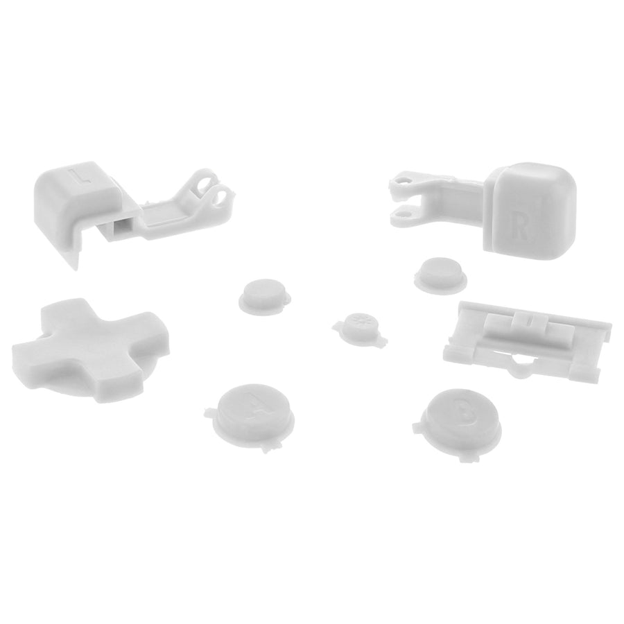 Replacement Button Set For Nintendo Game Boy Advance SP - White | ZedLabz - 1