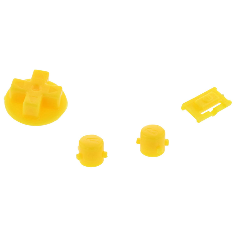 Replacement Button Set For Nintendo Game Boy Advance - Yellow | ZedLabz - 1