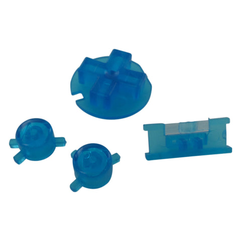 Replacement Button Set For Nintendo Game Boy Color - Clear Blue | ZedLabz - 1