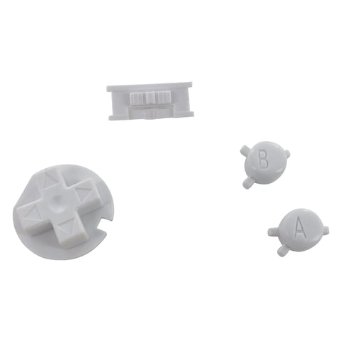 Replacement Button Set For Nintendo Game Boy Color - White | ZedLabz - 1