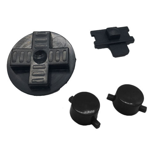 Replacement Button Set For Nintendo Game Boy DMG - 01 - Black | ZedLabz - 1