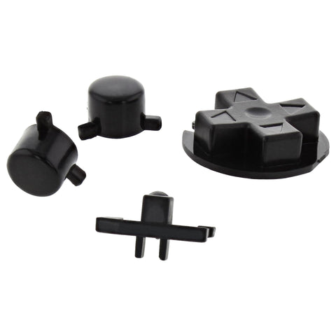 Replacement Button Set For Nintendo Game Boy Pocket - Black | ZedLabz - 2