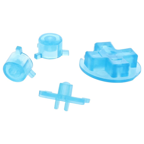 Replacement Button Set For Nintendo Game Boy Pocket - Clear Blue | ZedLabz - 2