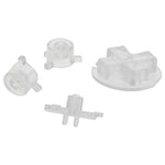 Replacement Button Set For Nintendo Game Boy Pocket - Clear | ZedLabz - 2