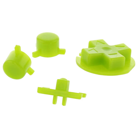 Replacement Button Set For Nintendo Game Boy Pocket - Green | ZedLabz - 2