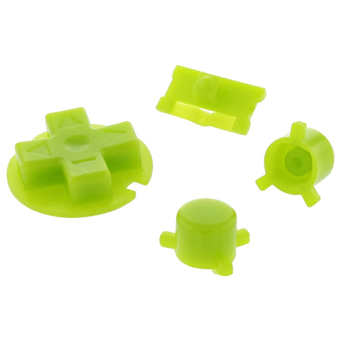 Replacement Button Set For Nintendo Game Boy Pocket - Green | ZedLabz - 1