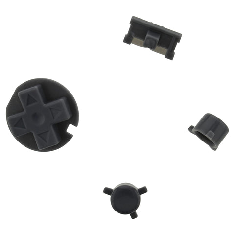 Replacement Button Set For Nintendo Game Boy Pocket - Grey | ZedLabz - 2