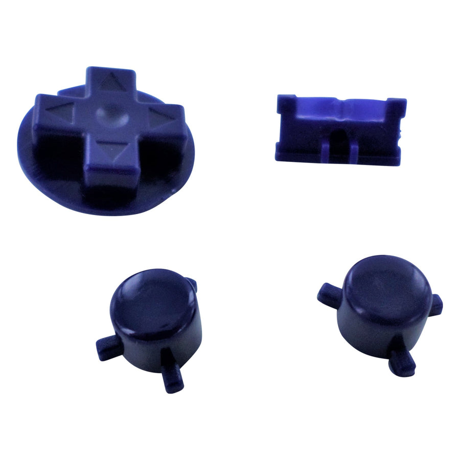 Replacement Button Set For Nintendo Game Boy Pocket - Indigo Purple | ZedLabz - 1