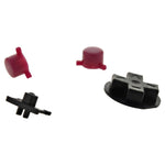 Replacement Button Set For Nintendo Game Boy Pocket - Maroon Red & Black | ZedLabz - 4