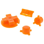 Replacement Button Set For Nintendo Game Boy Pocket - Orange | ZedLabz - 1