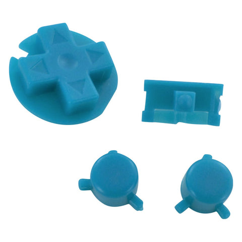 Replacement Button Set For Nintendo Game Boy Pocket - Teal Green | ZedLabz - 1