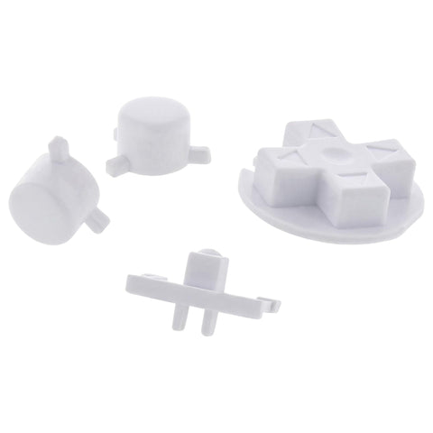 Replacement Button Set For Nintendo Game Boy Pocket - White | ZedLabz - 2