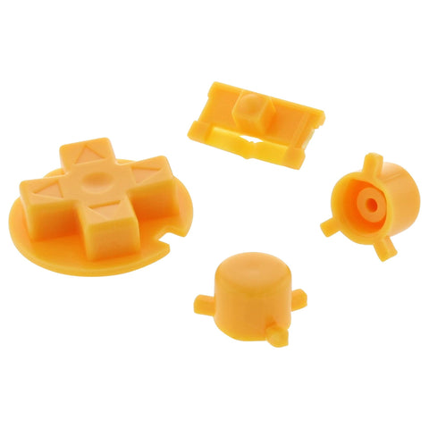 Replacement Button Set For Nintendo Game Boy Pocket - Yellow | ZedLabz - 1