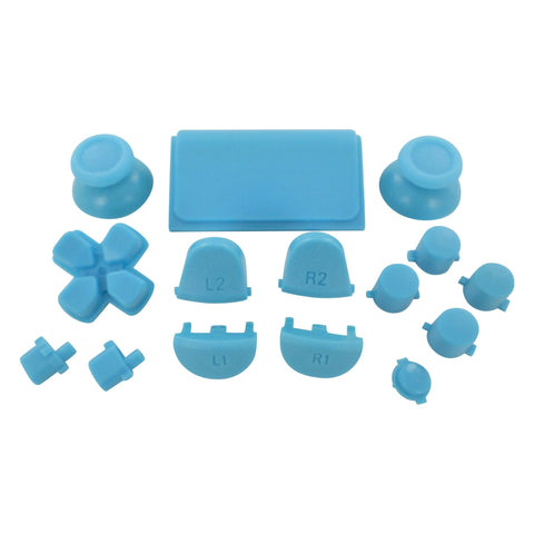 Replacement Button Set For Sony PS4 Pro JDS - 040 Controllers - Light Blue | ZedLabz - 1