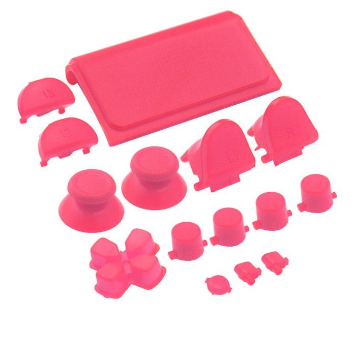 Replacement Button Set For Sony PS4 Pro JDS - 040 Controllers - Pink | ZedLabz - 1