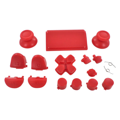 Replacement Button Set For Sony PS4 Pro JDS - 040 Controllers - Red | ZedLabz - 1