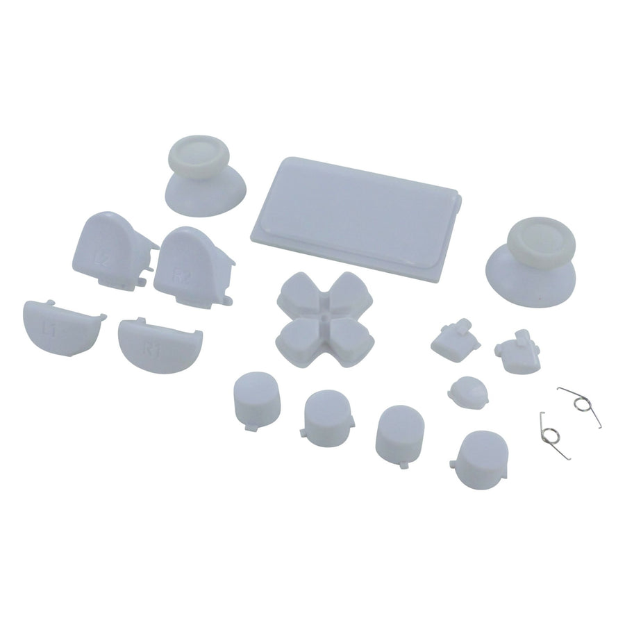 Replacement Button Set For Sony PS4 Pro JDS - 040 Controllers - White | ZedLabz - 1