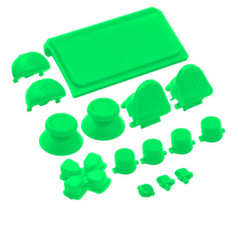 Replacement Button Set For Sony PS4 Slim Controllers - Green | ZedLabz - 1