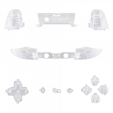 Replacement Button Set For Xbox One Slim 1708 Controller - Clear | ZedLabz - 1