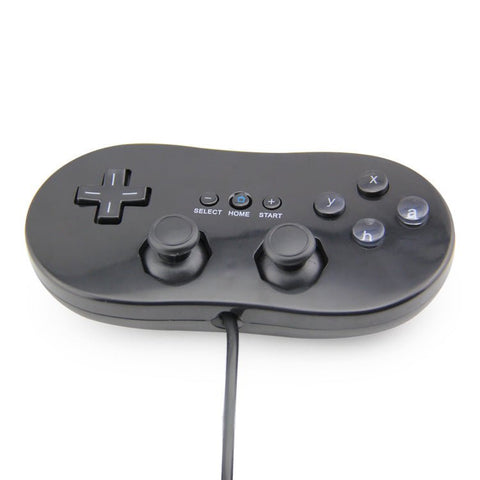 Replacement Classic Wired Controller for Nintendo Wii - black | ZedLabz - 1