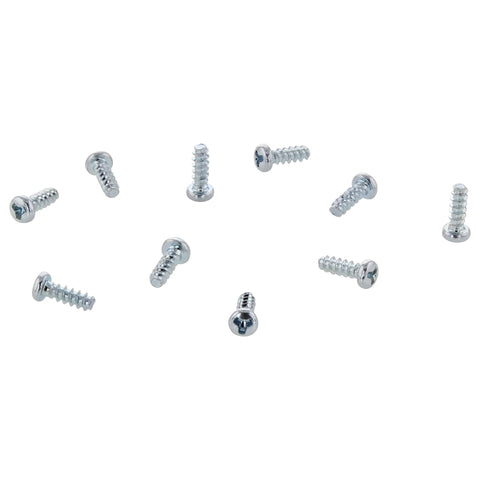 Replacement Compatible tri wing Y screw set for Nintendo Wii Pro controller - 10 pack silver | ZedLabz - 1