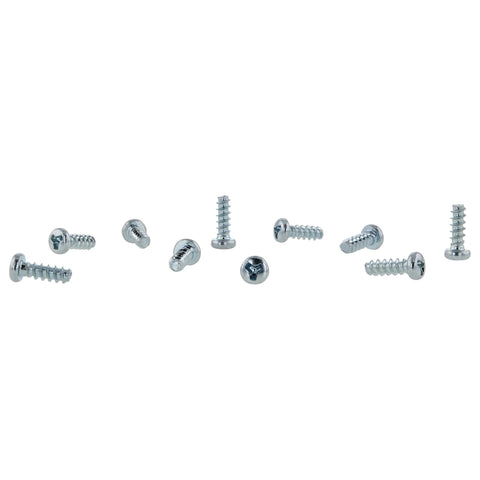 Replacement Compatible tri wing Y screw set for Nintendo Wii Pro controller - 10 pack silver | ZedLabz - 2