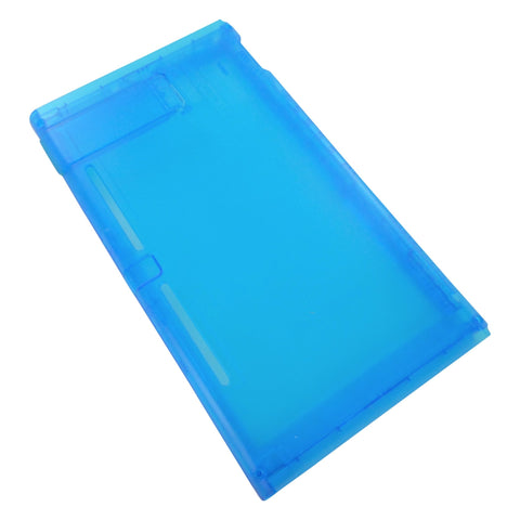 Replacement complete housing repair shell case kit for Nintendo Switch console - Transparent clear blue | ZedLabz - 1