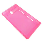 Replacement complete housing repair shell case kit for Nintendo Switch console - Transparent clear pink | ZedLabz - 1