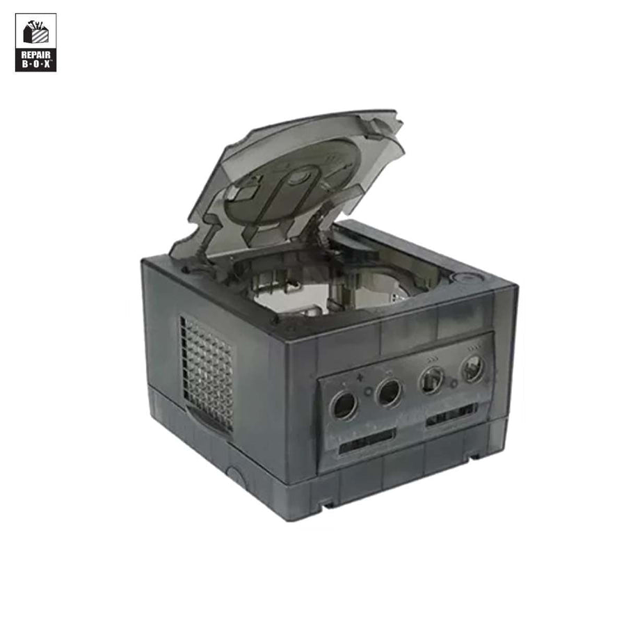 Replacement custom housing shell for Nintendo GameCube - Clear Black | RepairBox - 1